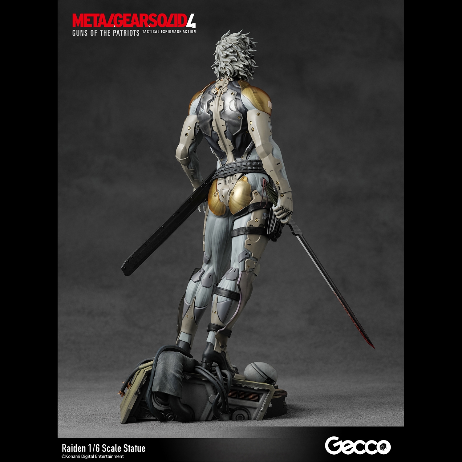 METAL GEAR SOLID 4 GUNS OF THE PATRIOTS, Raiden 1/6 Scale Statue 